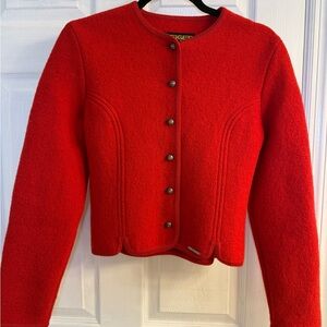 Geiger Red Wool Jacket